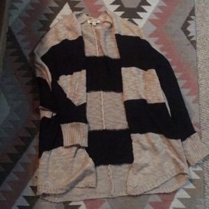 Black and Tan cardigan